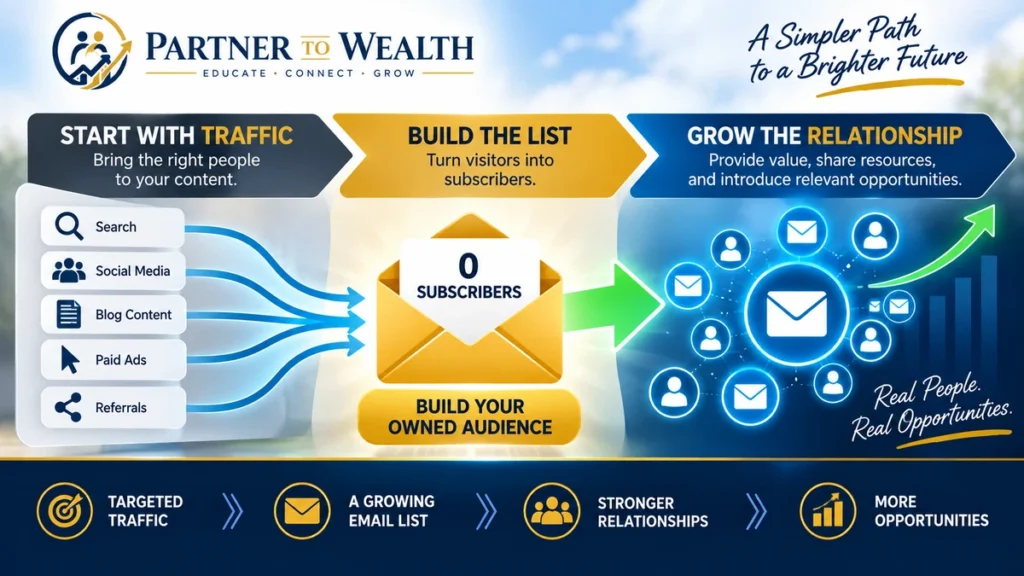 Affiliate email marketing and building a list from zero subscribers
