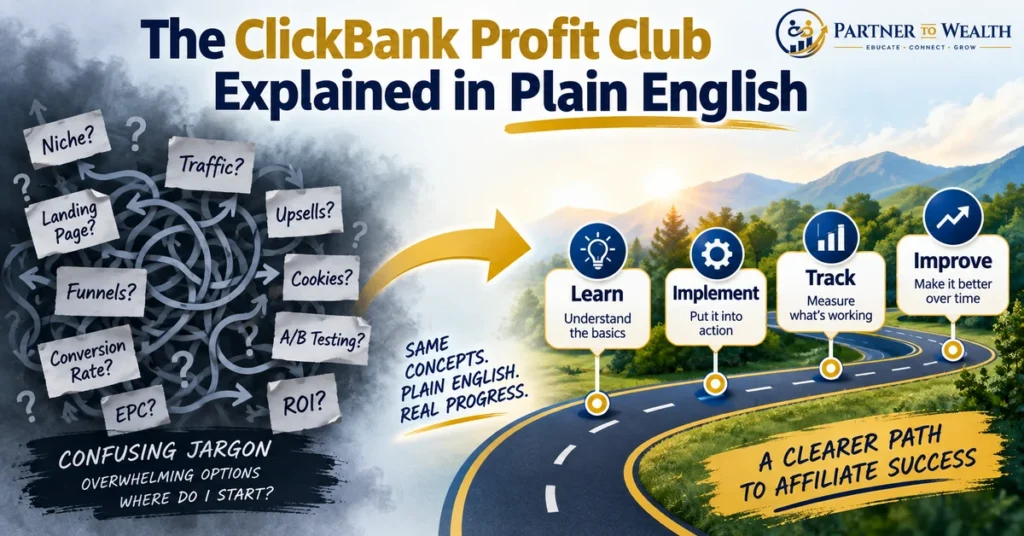 ClickBank Profit Club explained in plain English
