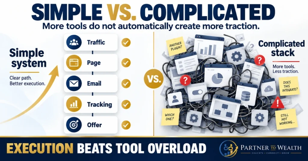 Simple versus complicated affiliate marketing systems