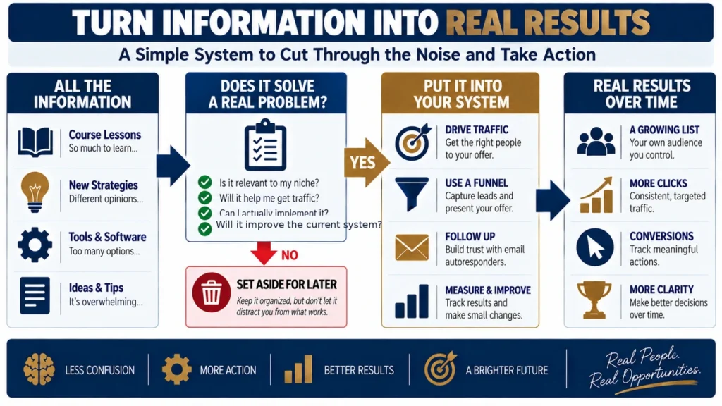 Turning affiliate marketing information into a working system