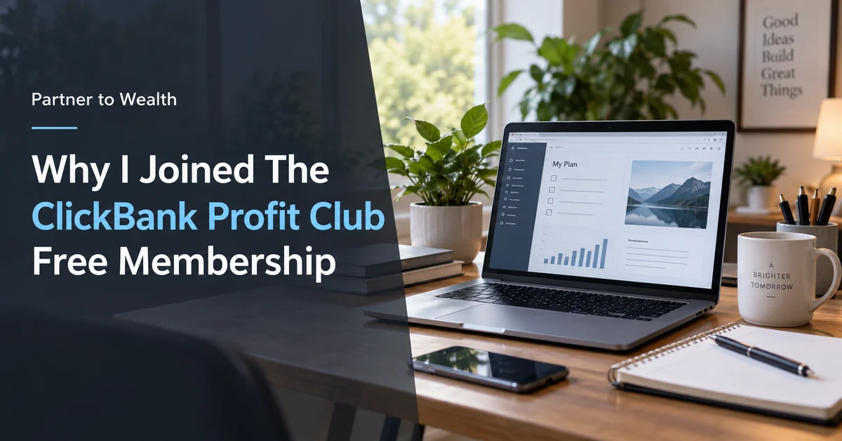 Why I Joined The ClickBank Profit Club Free Membership
